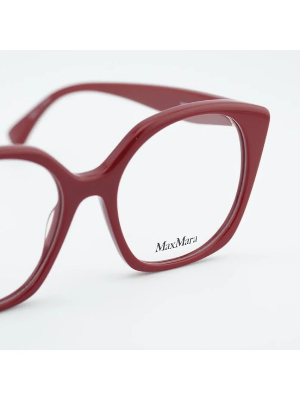 Max Mara MM5082 066 Eyeglasses Red 53mm Square Frame